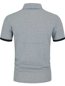 Camiseta de calidad superior para hombre Logotipo personalizado Algodón Peso pesado 100% Polos de algodón, polos para hombre - Product Image 5