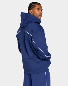 Pantalon de jogging large et droit personnalisé pour hommes avec passepoil, en mélange de coton respirant – Vente en gros de pantalons et de survêtements pour hommes - Product Image 6