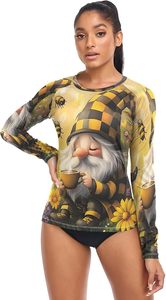 เสื้อแร็ชการ์ดกีฬาแบบทนทานสำหรับมือโปรรัดรูปแบบแห้งเร็ว - Product Image 2