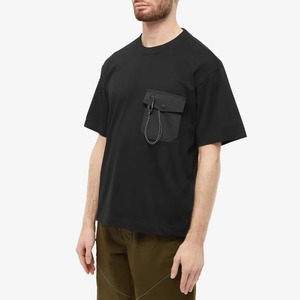 Premium Heavy Cotton Oversized <b>Pocket</b> <b>T</b>-<b>Shirt</b> for <b>Men</b> Custom Streetwear Crew Neck Tee Private Label - Product Image 4