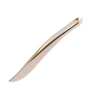 Pinzas para Cejas de Acero Inoxidable Puntiagudas, Diseño OEM, Hechas a Medida, con Logotipo Personalizado, Duraderas, Precio al por Mayor, Juego de 2 Piezas - Product Image 1