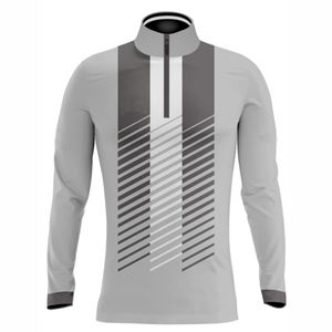 Vestes de sport de baseball pour hommes à manches longues, coupe camouflage, avec fermeture éclair 1/4, poches, tissées, extensibles, pour l'échauffement et le batting, avec fermeture avant - Product Image 5