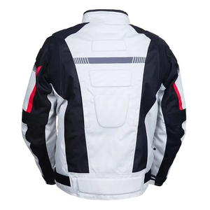 Men's Motorbike <b>Racing</b> <b>Jacket</b> Leather Eco-friendly Anti-UV Breathable Full Sleeve 550g Fabric Customizable All Seasons Custom - Product Image 2
