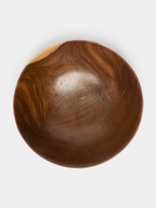 Bol de service en bois jetable écologique en gros – Vaisselle rustique artisanale en bois naturel pour salades, fruits et collations – Idéal pour la cuisine et la salle à manger - Product Image 3