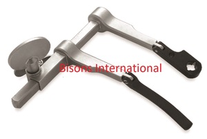 Ensemble d'opérations chirurgicales manuelles en acier inoxydable Caspar pour discectomie micro-lombaire, instruments chirurgicaux pour la chirurgie de la colonne vertébrale - Vente en gros Bisons - Product Image 5