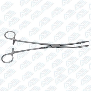 Pinzas Curvas Ulrich con Trinquete de 27 cm, Pinzas de Presión con Inserción de Esponja en la Punta Curva, Instrumento Médico de 10.5 Pulgadas, Pinzas para Aplicación de Apósitos - Product Image 6
