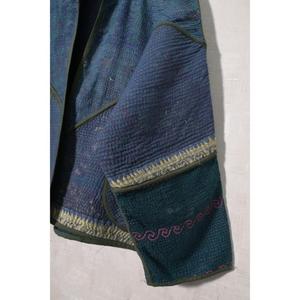 Chaqueta Boho de Algodón Tejido Transpirable, Acolchada, Estilo Kantha Vintage, Hecha a Mano, para Mujer, Ropa Étnica India de Invierno, Prenda Exterior con Parches - Product Image 4