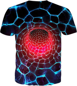 Men's Galaxy Splash Sublimation T <b>Shirt</b> Premium All Over Print Lightweight Casual Summer Graphic Tee - Product Image 6