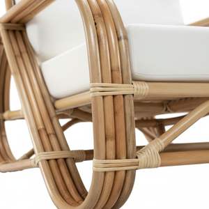 Chaises de salle à manger en rotin tressé, meubles de patio tissés à la main, résistantes aux intempéries, chaises de jardin pour café, hôtel, balcon - Product Image 2