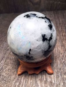 Wholesale Best quality Rainbow moonstone <b>Crystal</b> Orgonite Sphere Energy Orgone spheres <b>ball</b> Wholesale Orgone Sphere for sale - Product Image 3