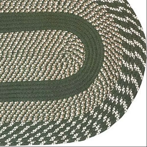 Nouveau produit : Tapis d'intérieur ovale tressé fait main, réversible, style campagnard naturel, personnalisable - Product Image 1