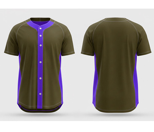 Maillot de baseball haute performance entièrement sublimé personnalisé |   Kit de baseball d'équipe avec logo et numéros personnalisés |   Polyester respirant - Product Image 3
