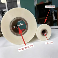 Film de laminage thermique/blanc nacré de 18 à 28 microns avec colle, pour sacs cadeaux/boîtes à bijoux, laminé, toutes tailles