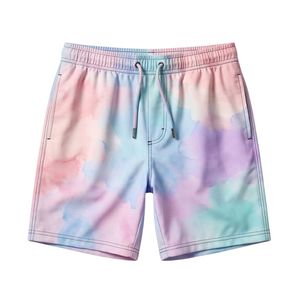 Shorts en jean déchirés pour hommes, coupe slim, séchage rapide, légers, extensibles, texture flexible, pour l'été – Vente en gros - Product Image 4