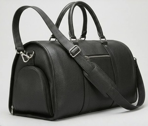 Bolsa de Lona de Cuero Personalizada Unisex de Alta Calidad, Gran Capacidad, Compartimento para Zapatos, con Logotipo Personalizado y Espacio de Almacenamiento Personalizado - Product Image 4