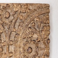 Porte-manteau mural en bois Vandana Flux Radiant