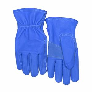 Guantes de Conducción de Cuero Reforzado con Textura de Piel de Vaca, Resistentes a la Abrasión, Suaves y Cómodos para Actividades al Aire Libre - Product Image 2