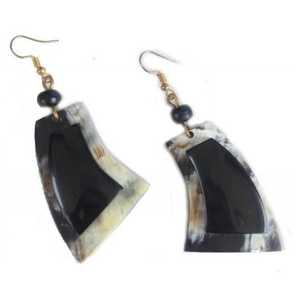 Pendientes de Perlas de Imitación Sólidas con Diseño de Cuerno, Joyería Fina Vintage Hecha a Mano, Color Personalizado para Bodas de Mujeres - Product Image 1