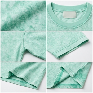 Camisetas Premium para Hombre con Lavado Ácido al por Mayor, Ropa Casual Oversize Estilo Vintage Streetwear, Impresión Digital de Gran Gramaje - Product Image 5