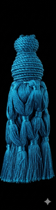 Handmade Beaded <b>Tassel</b> Fringe Decorative Blue <b>Tassel</b> <b>for</b> Bag Accessories - Product Image 4