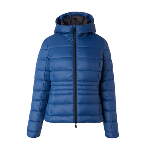 Veste d'équitation confortable pour femme en satin, coupe ergonomique, légère, imperméable, réversible, doublure anti-humidité, ajustement sûr et fin. - Product Image 1