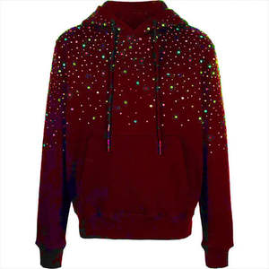 Collection Hiver 2026 – Sweat à Capuche Y2K Tendance pour Homme avec Étoiles en Strass, Coupe Ample, Style Streetwear – Fabrication Personnalisée - Product Image 5