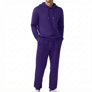 Conjunto Deportivo de Invierno de 2 Piezas para Hombre, Ropa Deportiva Personalizada para Equipo, Chaqueta y Pantalones Deportivos Transpirables 100% Algodón, con Capucha para Correr y Trotar - Product Image 5