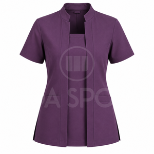Conjunto de Uniforme Médico de Poliéster Tejido para Mujer OEM con Detección de Agujas, Fusión sin Costuras, Uso Hospitalario, Marca Wida Sports - Product Image 2