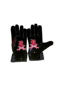 Gants de football américain pour receveur, en PU, antidérapants, à enfiler, pour adultes, toutes saisons, sports - Product Image 4