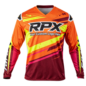 Wholesale High Performance Motocross Jersey Racing <b>Shirt</b> Sublimation Print Manufacturer Supply <b>Motorcycle</b> Motocross Jersey - Product Image 1