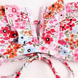 Conjunto de Bikini Sublimado para Mujer, Diseño Más Demandado, Precio Razonable, Transpirable, Antiarrugas, Conjunto de Bikini Sublimado de Venta Caliente - Product Image 4