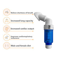 Appareil d'exercice respiratoire IMT de haute qualité pour la lumière bleue, entraîneur de respiration naturelle réglable en ABS/PP, avec patchs buccaux de 5 ans