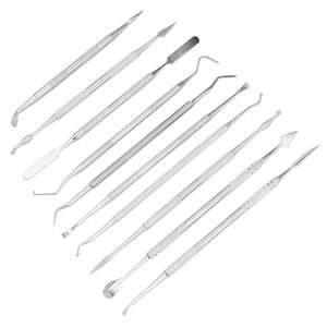 12 Pcs Manual Stainless Steel Dental Wax Carving Tools Set with Ergonomic Grip and Surgical Instruments by <b>Blush</b> surgical - Product Image 5
