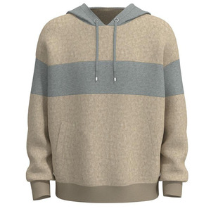 Sweat à capuche vintage pour homme, sans cordon, entièrement zippé, double couche, effet vieilli, 100 % coton molletonné 300g, respirant, collection hiver streetwear - En promotion - Product Image 2