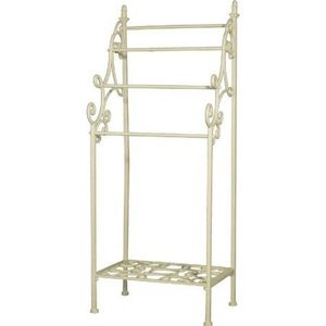Support de serviettes en métal design pour salle de bain, avec structure élégante et organisateur multi-barres pour séchage - Product Image 1
