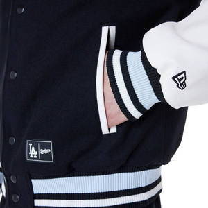 Chaqueta de Béisbol Personalizada con Logotipo Bordado para Hombre, Chaqueta Bomber de Lana con Letras Bordadas, Estilo Letterman, Superventas - Product Image 4
