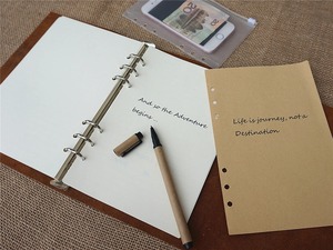 Handmade Personalized Adventure Leather <b>Notepad</b> Hardcover 200 Pages Vintage Travel Gift - Product Image 4