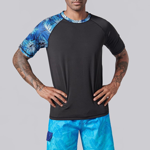 Premium <b>Mens</b> Rash Guard Half Sleeve Lightweight Gym <b>Compression</b> <b>Shirt</b> Manufacturer Bulk Supply - Product Image 5