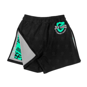 Custom Printing Sublimation Solid Casual 2-in-1 BJJ MMA Fight <b>Shorts</b> Built-in <b>Compression</b> Lining 100% Cotton Nonwoven - Product Image 2