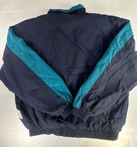 athletic retro colorblock custom vintage 85s 95s windbreaker Jacket Hooded Front Color Block Strips nylon Polyester Waterproof - Product Image 3