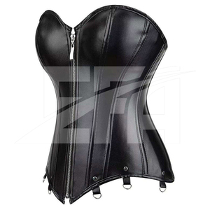 Corsé de Cuero para Mujer, Diseño al por Mayor, Fabricación en Pakistán, Precio de Fábrica, Corsé de Cuero Genuino para Mujer, Más Vendido - Product Image 2