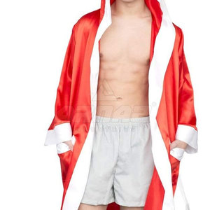 Batas de Boxeo de Alta Calidad con Material de Satén Ligero y Diseño Personalizado para Eventos Deportivos - Product Image 4