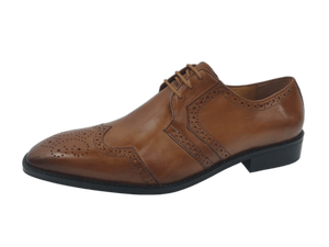 Zapatos Oxford Dlords Gad Penny para Hombre, Color Marrón, de Piel Vacuna, con Punta en Pico, para Vestir, Oficina, Carrera Profesional, Color Sólido, Entresuela de EVA, Suela de Goma - Product Image 3