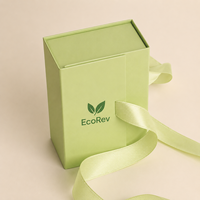 Boîte à parfum pliable magnétique personnalisée, écologique, faite à la main, avec ruban et poignée, emballage rigide en papier pour flacons cosmétiques