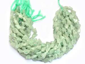 Green Jade 11mm-14mm Faceted Nuggets Beads Natural Grape Jade Quartz <b>Step</b> Cut Tumbled Semi Precious Gemstone Beads For Jewelry - Product Image 2