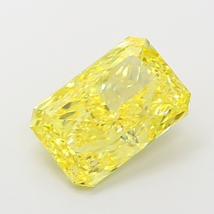 Dazzling 2.45-2.60 Ct Radiant Cut Yellow Fancy Vivid Diamond VS2 Natural Loose Certified Rare Jewelry Investment Gemstone - Product Image 2