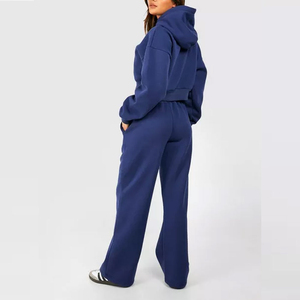 Conjunto de Sudadera con Capucha y Pantalones de Chándal para Gimnasio, de Gran Venta, Personalizable, Ropa Urbana de Otoño, con Estampado de Letras, Top Corto para Mujer, Chándal de 2 Piezas - Product Image 2