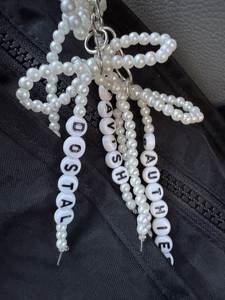 Unique Hand Beaded Embroidered <b>Lanyard</b> <b>for</b> ID Cards <b>Keys</b> and Accessories - Product Image 4