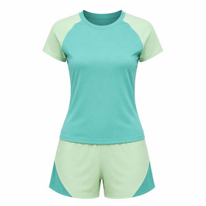 Top Quality Latest Design Wholesale 2 Piece Set <b>Women</b> Cotton <b>Women's</b> Sets New Arrival <b>Women</b> T-Shirts And <b>Shorts</b> Sets - Product Image 1