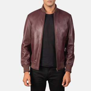 Online Sale IBRATEX INTERNATIONAL <b>Top</b> Selling Men's Eco-Friendly Breathable Casual <b>Leather</b> Jacket - Product Image 2